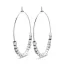 Victoria Silver Checked Earrings