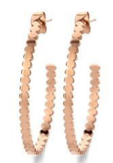 Victoria Rose Gold colour earrings