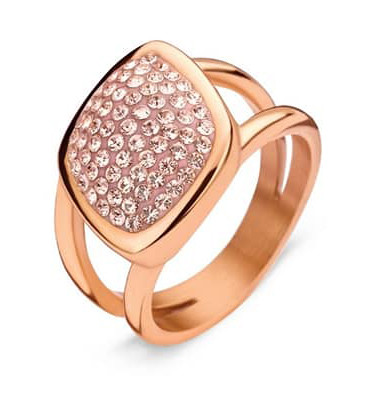 Victoria Rose Gold pink stone ring