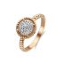 Victoria Rose Gold colour white stone ring