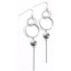 Victoria Silver pendulum earrings