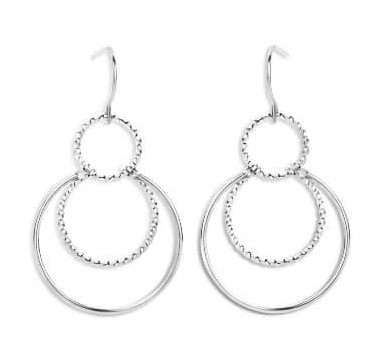 Victoria Silver color earrings