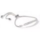 Victoria Silver-colored bracelet with white stones