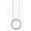 Victoria Silver-colored White Stone Necklace