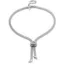 Victoria Silver color thick mesh necklace