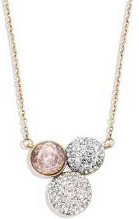 Victoria rose gold colour Colour stone necklace