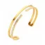 Victoria Gold Colored White Gem Bracelet