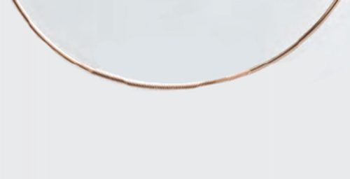 Victoria rose gold colour necklace