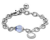 Victoria Silver blue stone Bracelet