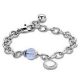 Victoria Silver blue stone Bracelet