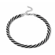 Victoria Black and white necklace