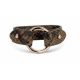 Victoria Rose Gold brown patterned leather Bracelet