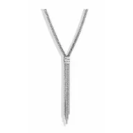 Victoria Silver Mesh Necklace
