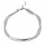 Victoria Silver-colored thick mesh necklace