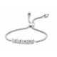 Victoria Silver Coloured Stone Bracelet