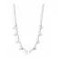 Victoria Square patterned necklace in silver color