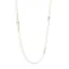 Victoria Gold-colored white pearl necklace