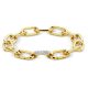 Victoria Gold colour white stone Bracelet