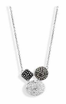 Victoria silver Colour stone necklace