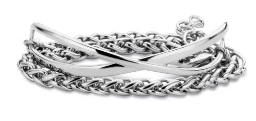 Victoria Silver colour chain Bracelet