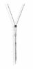 Victoria Silver Colored Black and White Stone Necklace