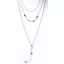 Victoria Silver-Colored Beaded Necklace