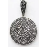 Victoria Silver-colored pendant with stones