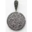 Victoria Silver-colored pendant with stones