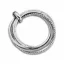 Victoria Silver-colored pendant with white stones