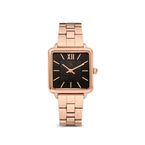 Victoria rose gold colour watch