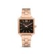 Victoria rose gold colour watch